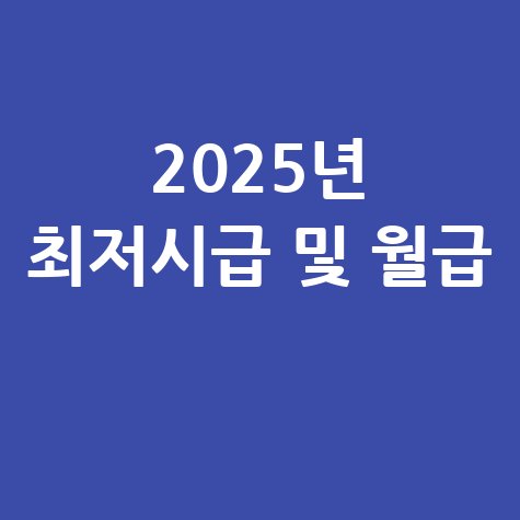 2025년 최저시급 및 월급 연봉 실수령액 계산하기