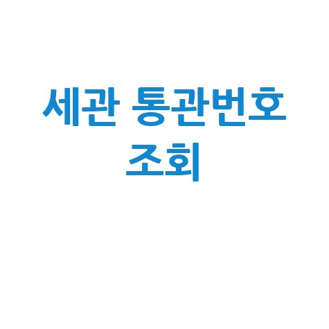 세관 통관번호 조회: 개인통관고유부호 발급 및 사용법 완벽 정리