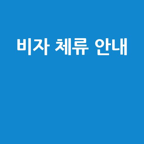 서울 남부출입국관리사무소 비자 체류 안내