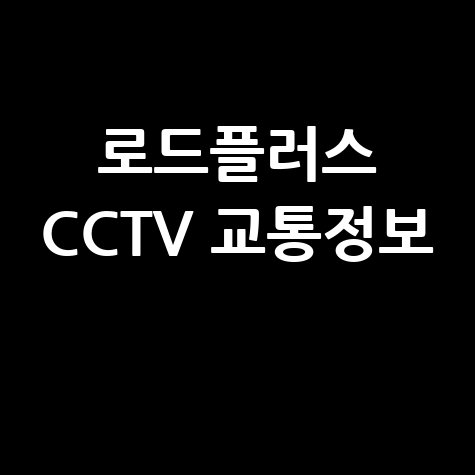 로드플러스 CCTV 교통정보: 실시간 활용 가이드