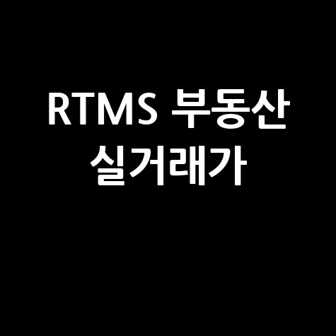 국토교통부 RTMS: 부동산 실거래가 조회 및 신고 완벽 가이드