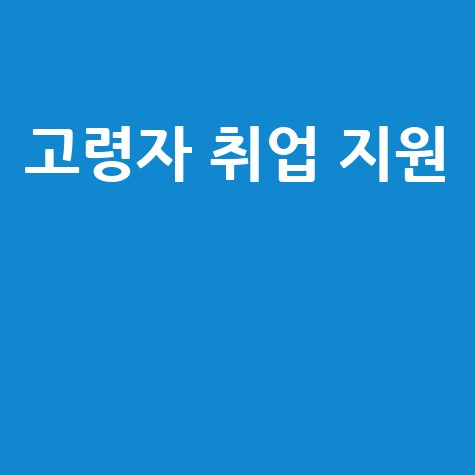 시니어일자리센터: 고령자 취업 지원과 경력 개발